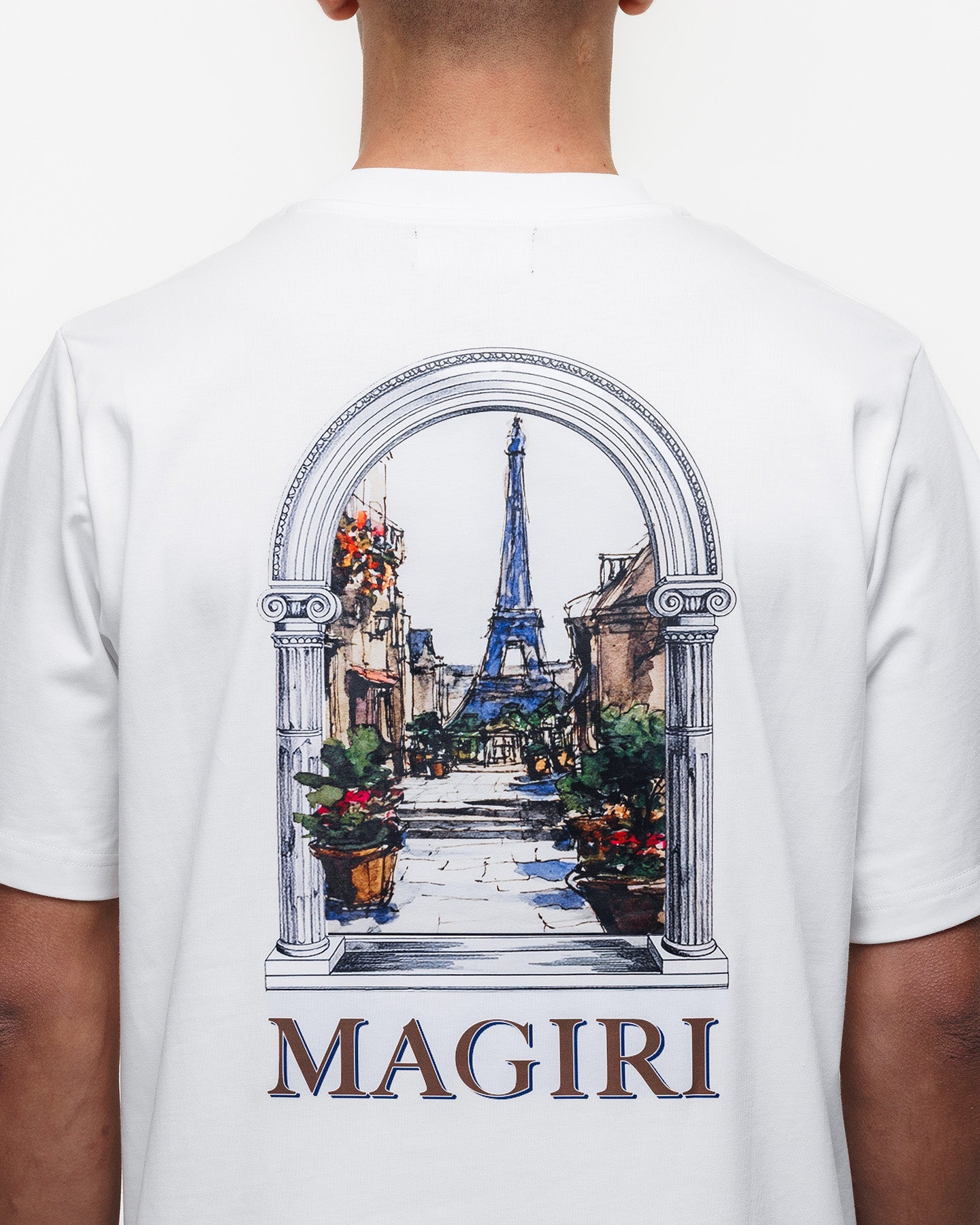 MAGIRI Archway Printed White T-Shirt